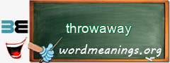 WordMeaning blackboard for throwaway